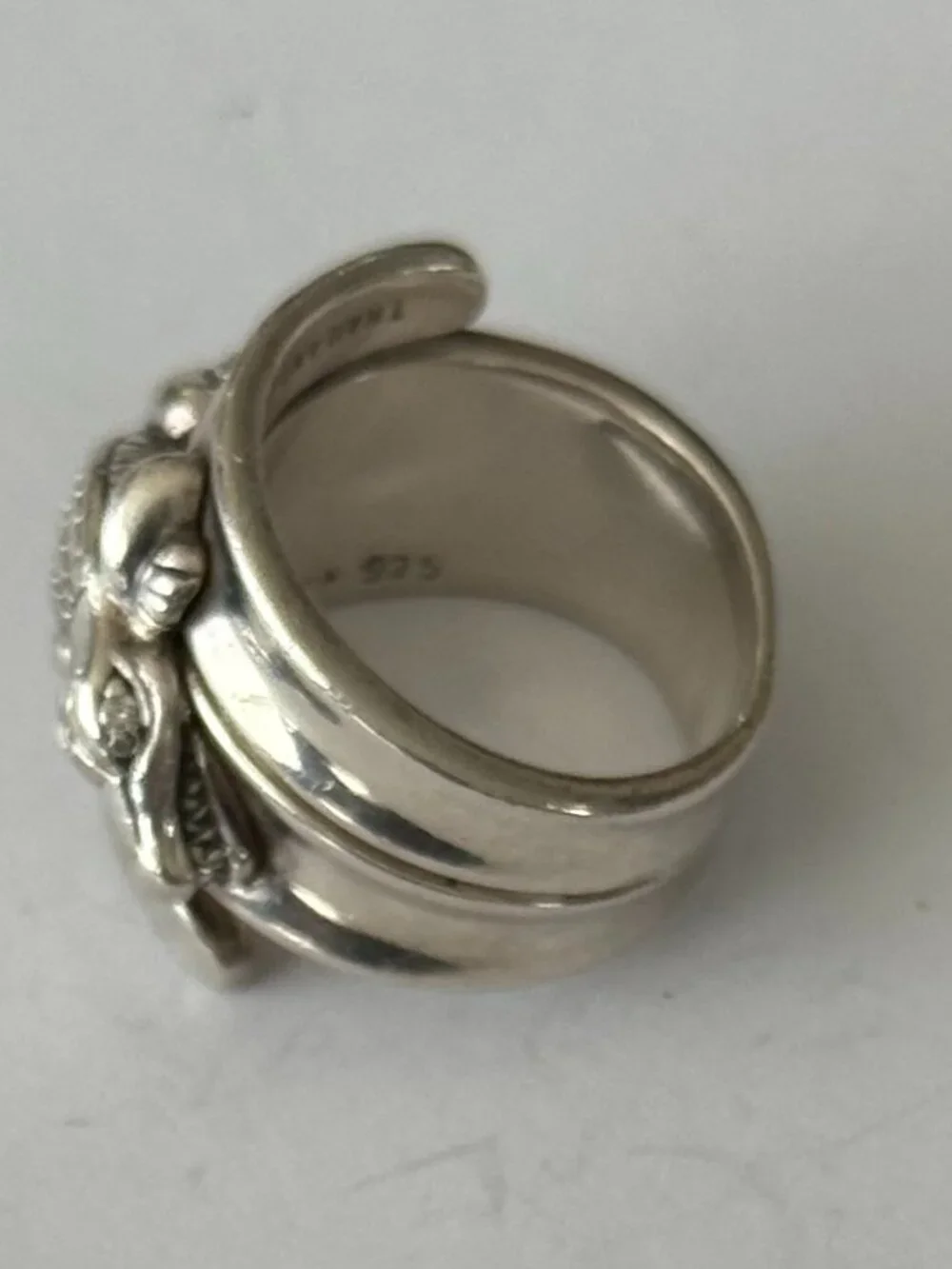 BARRY KIESELSTEIN-CORD STERLING SILVER ALLIGATOR WIDE BAND RING
